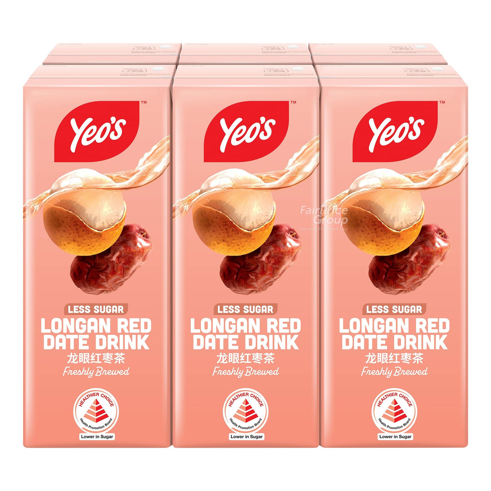 Yeo's Longan Red Date Drink 6*250ml