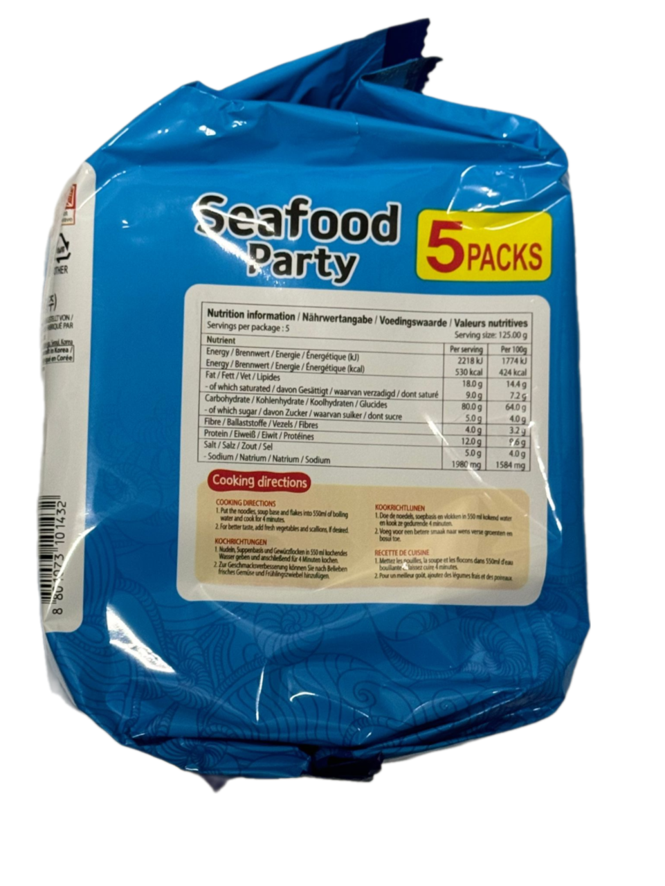 Samyang Seafood Party Ramen 5*125g