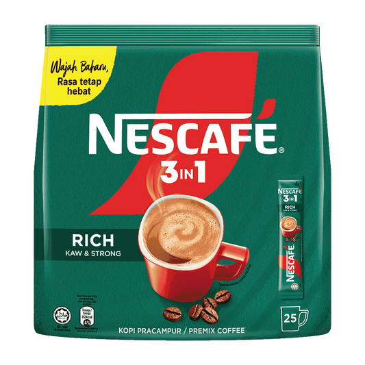 Nescafe 3 in 1 Coffee Mix Rich & Strong 25x18g
