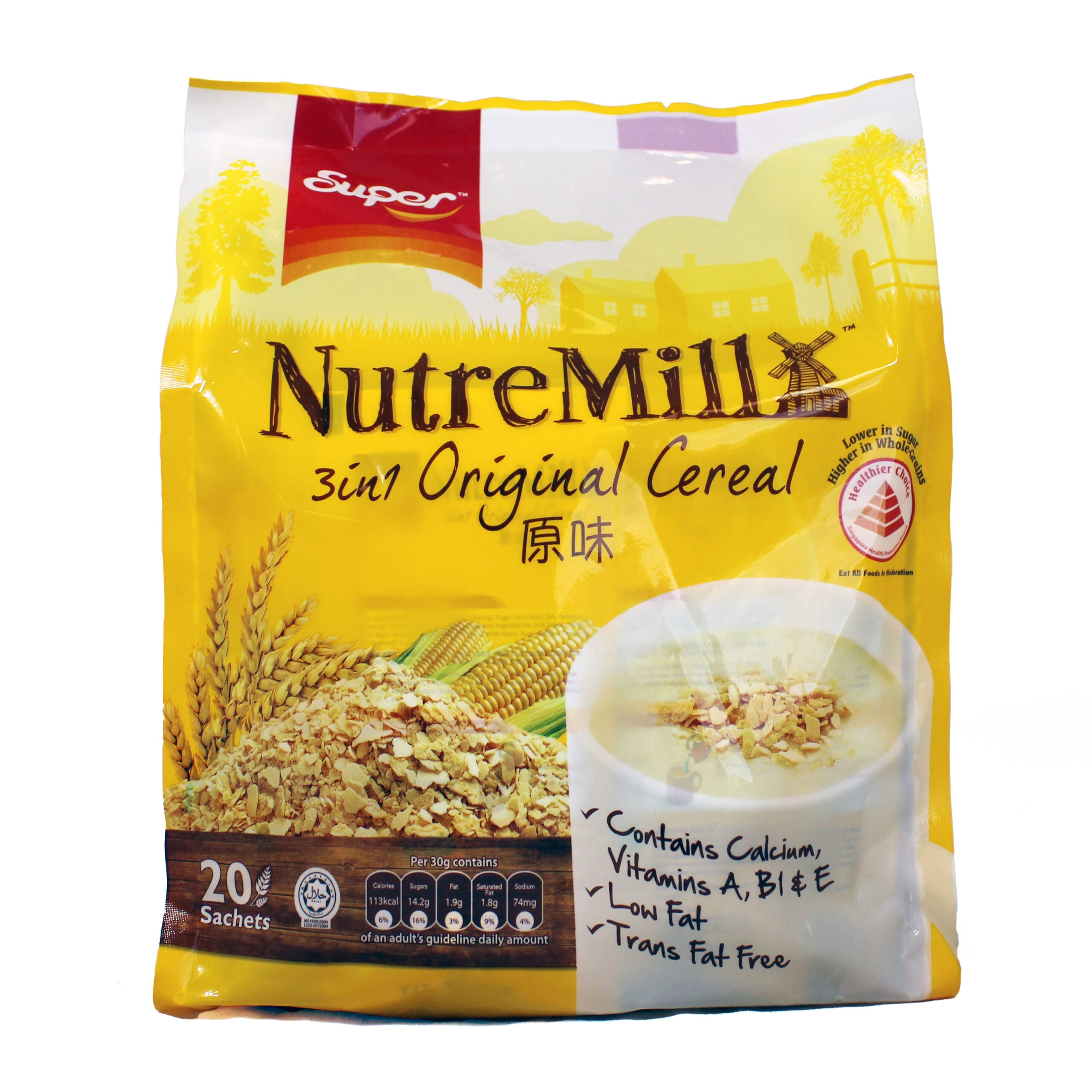 Super Nutremill Cereal Original 3-in-1 28G*15