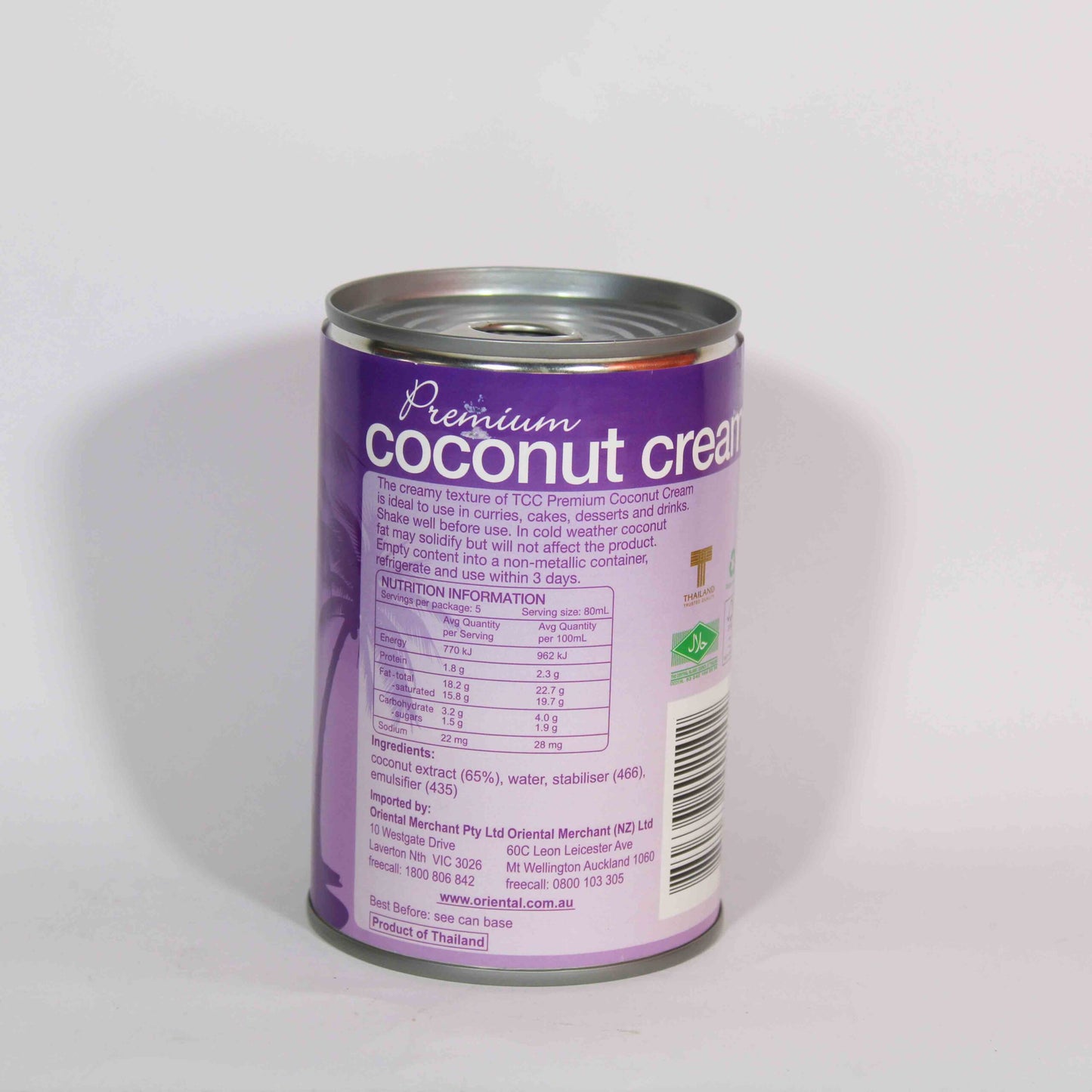 TCC Coconut Cream 400ml