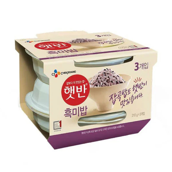 CJ Cooked Black Rice 210g*3p