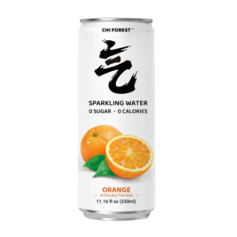 Genki Forest Orange Flavour Sugar Free Sparkling Water 330ml*6
