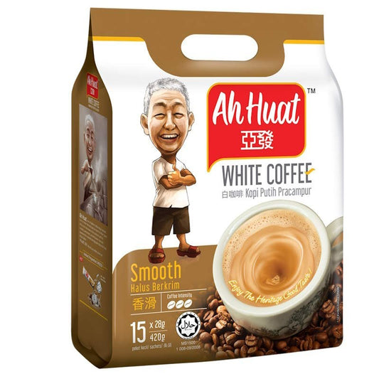 Ah Huat White Coffee (Kopi Putih Pracampur) Smooth 15*28g