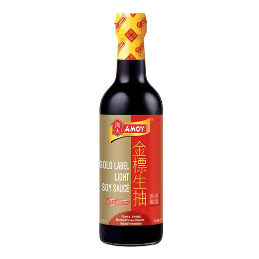 Amoy Gold Label Light Soy Sauce 500ml