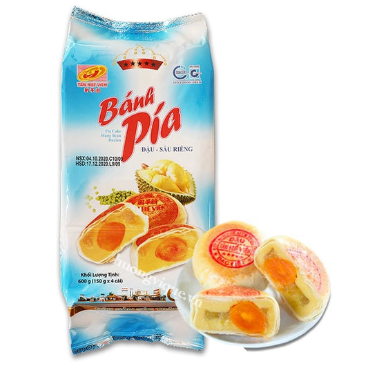 Tan Hue Vien Mung Bean&Durian Pia Cake 600G