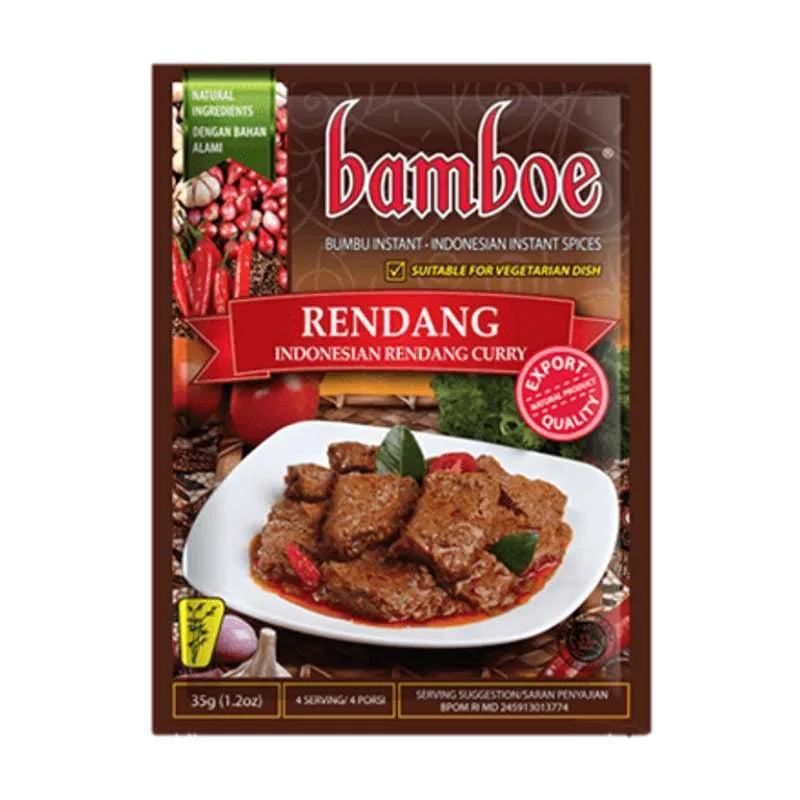 Bamboe Bumbu Rendang Spice Mix For Indonesian Rendang 35g