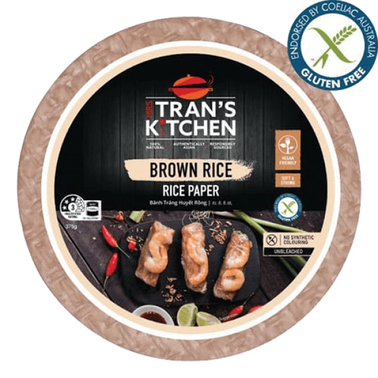 Mrs Tran's Kitchen Brown Rice Rice Paper 375g