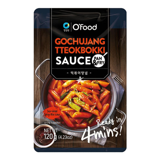 Chung Jung One Tteobokki Sauce (Stir-Fried Rice Cake Sauce) 120g