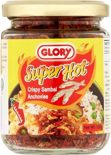 Glory Super Hot Crispy Sambal Anchovies 100g