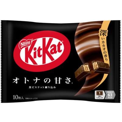 Nestle Kitkat Mini Wafer Dark Chocolate 10p