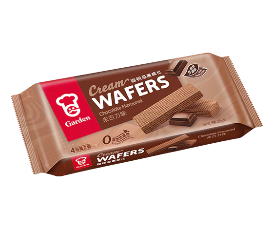 Garden Cream Wafers Chocolate Flavoured 200g