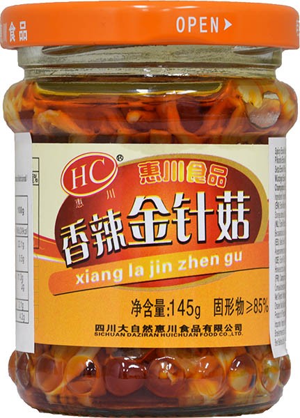 Huichuan Spicy Enoki Mushroom 145g