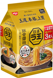 Nissin Raoh Tonkotsu Soy Sauce Flavour Instant Noodles 3P