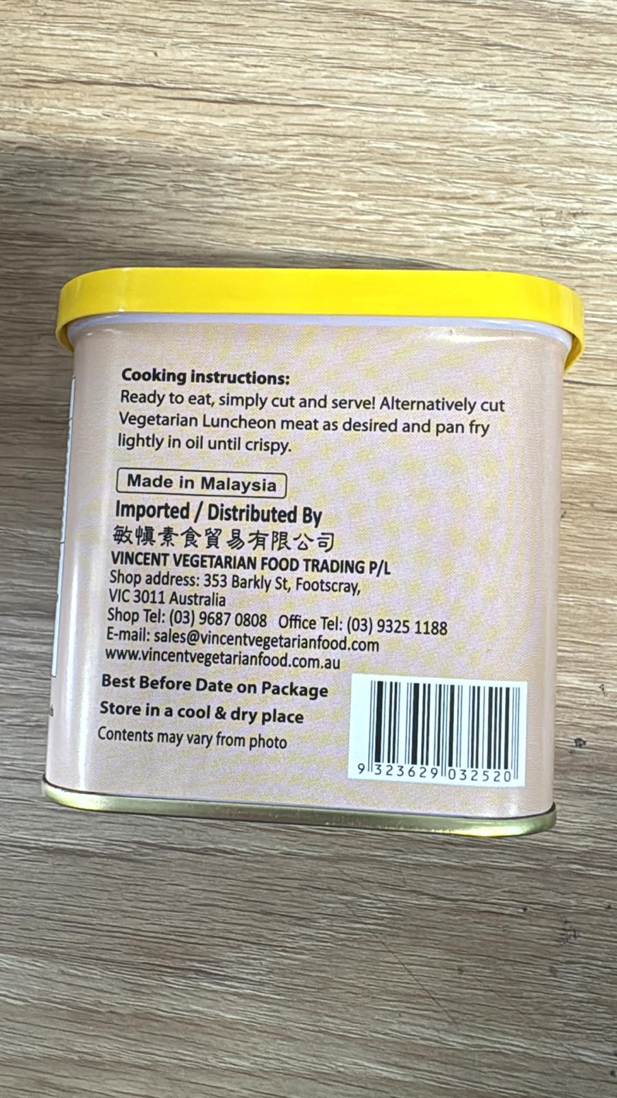 Vincent Vegetarian Food Vegetarian Luncheon Meat 330g