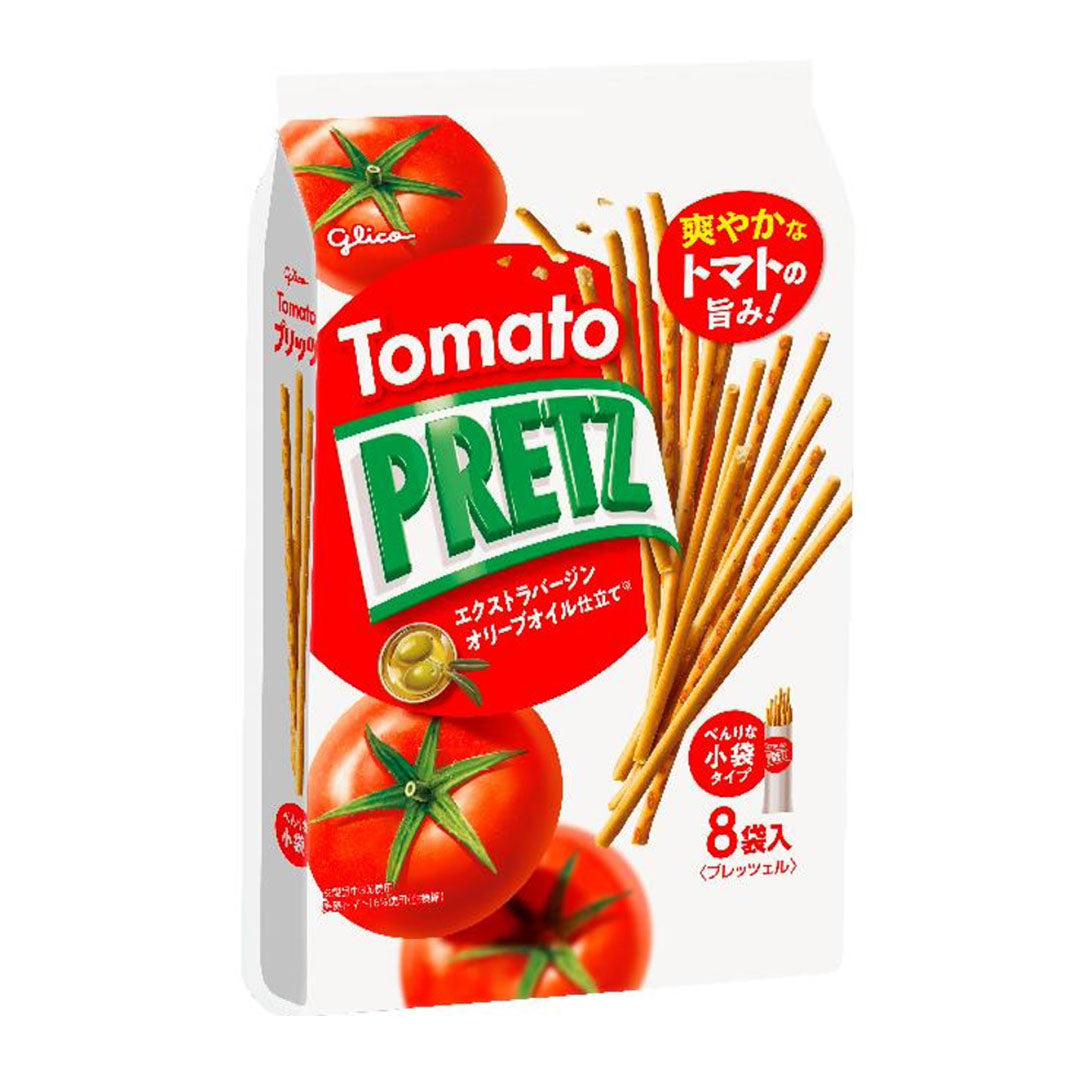 Glico Pretz Tomato Flavour Biscuit Stick 8p