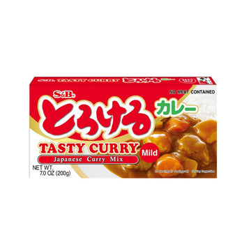 S&B Tasty Curry Sauce Mix Mild 200g