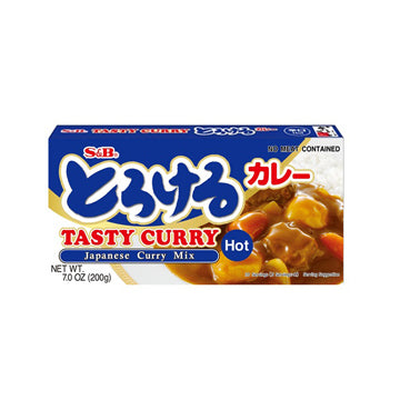 S&B Tasty Curry Hot 200g