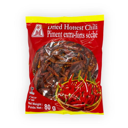 JHC Dried Hottest Chili 80g