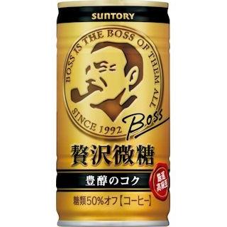 Suntory Boss Less Sugar Coffee 185ml*6