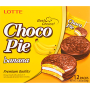 Lotte Chocopie Banana 12pcs