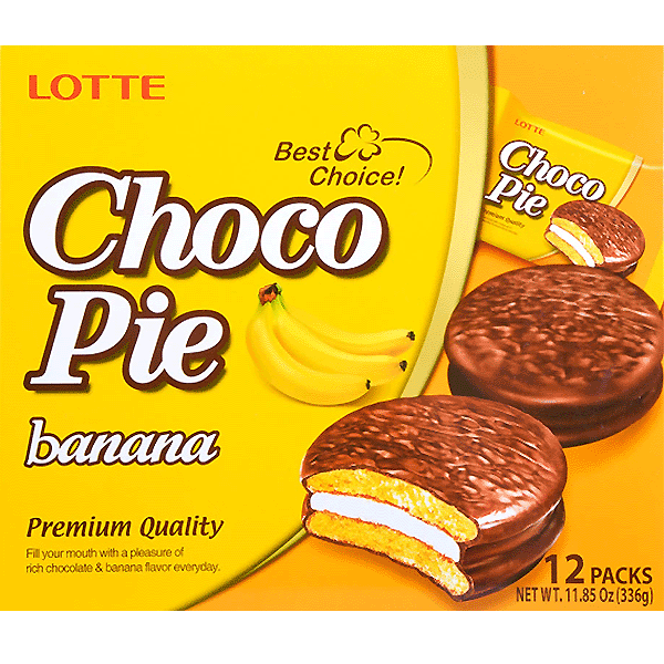 Lotte Chocopie Banana 12pcs