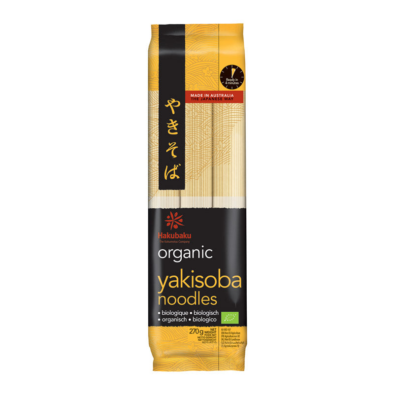 Hakubaku Organic Yakisoba Noodles 270g