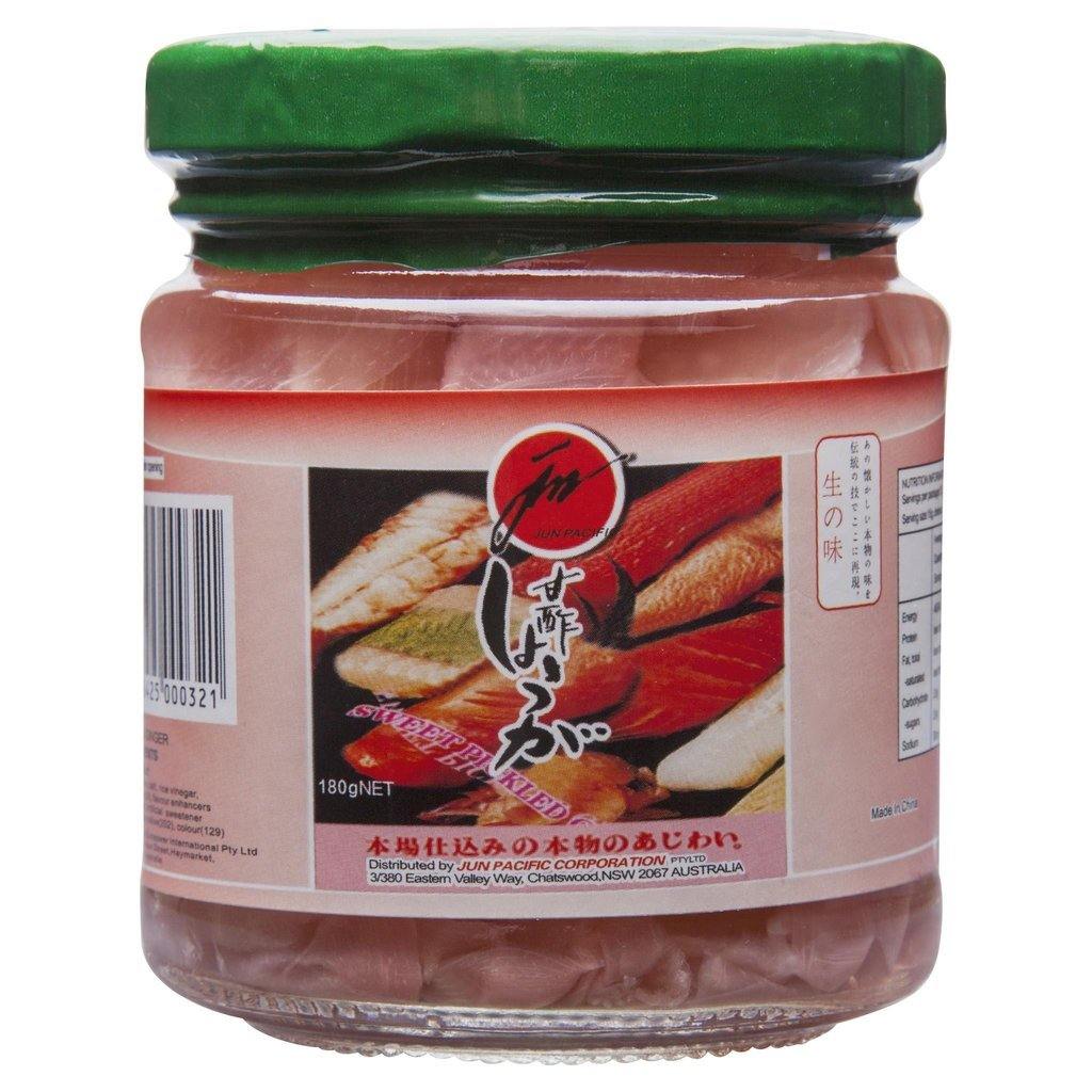 Jun Pickled Ginger In Jar 180g