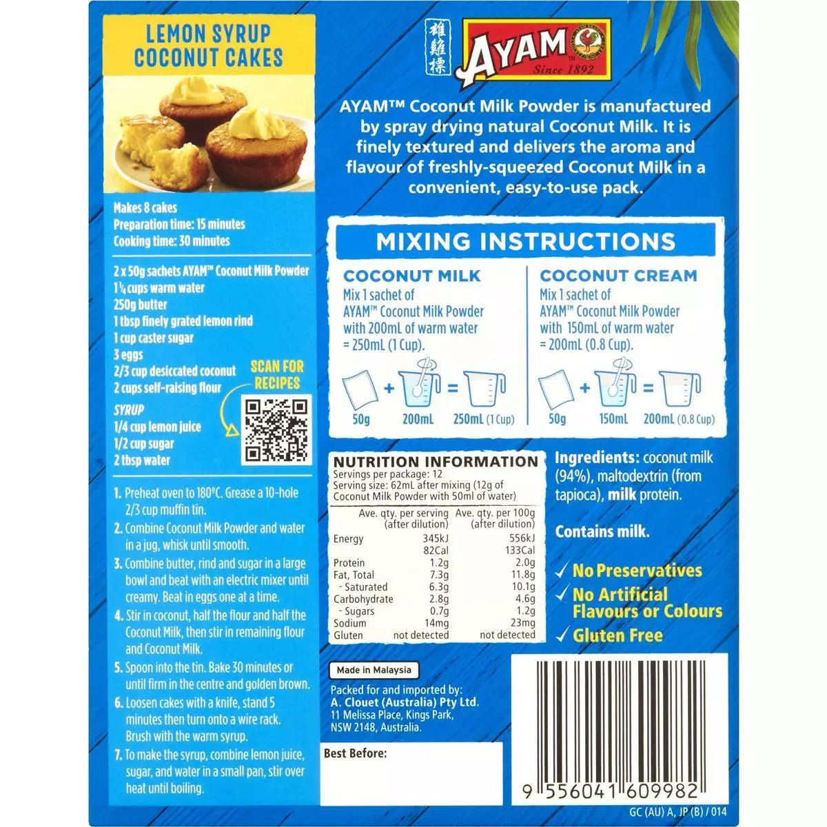Ayam Coconut Milk Powder 150g