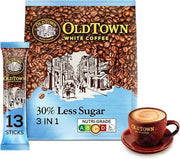 Old Town Instant White Coffee 3 in 1 Less Sugar 35g X 15 Sachets