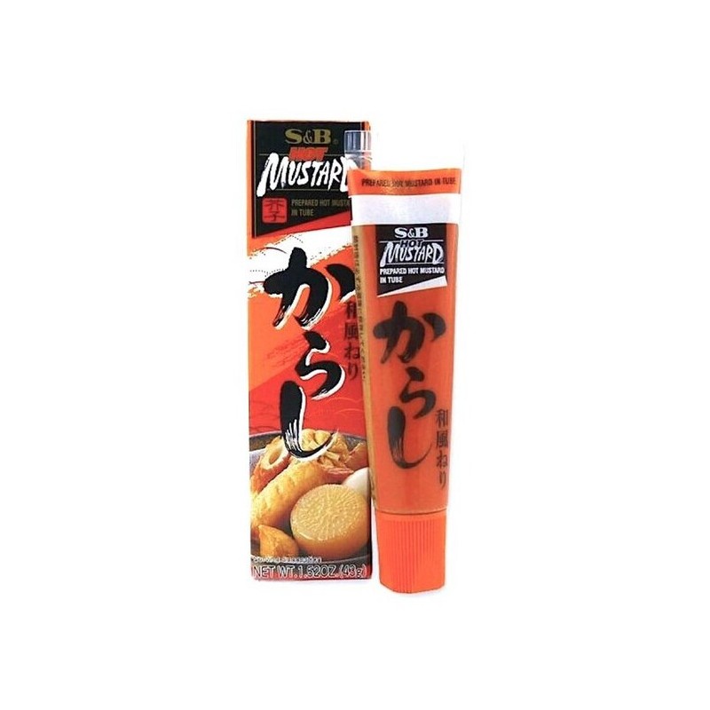 S&B Japanese Prepared Hot Mustard Tube 43g