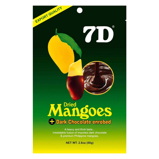 7D Dark Chocolate Enrobed Dried Mango 80g