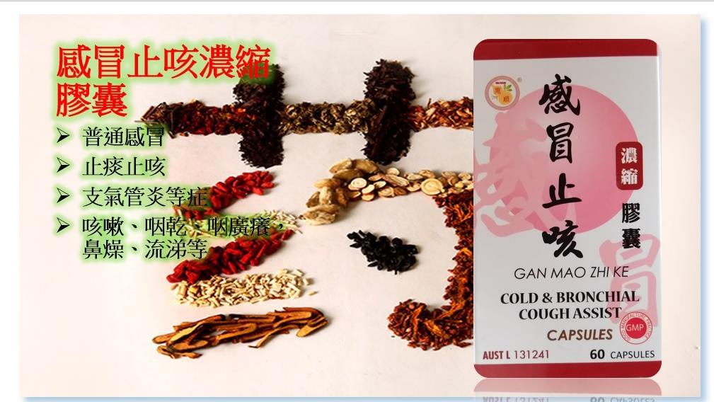 Wai Shun Gan Mao Zhi Ke Cold & Bronchial Cough Assist 60 Capsules