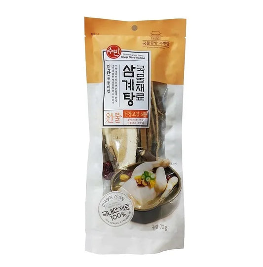 Soobin Chicken Ginseng Soup Base 70g