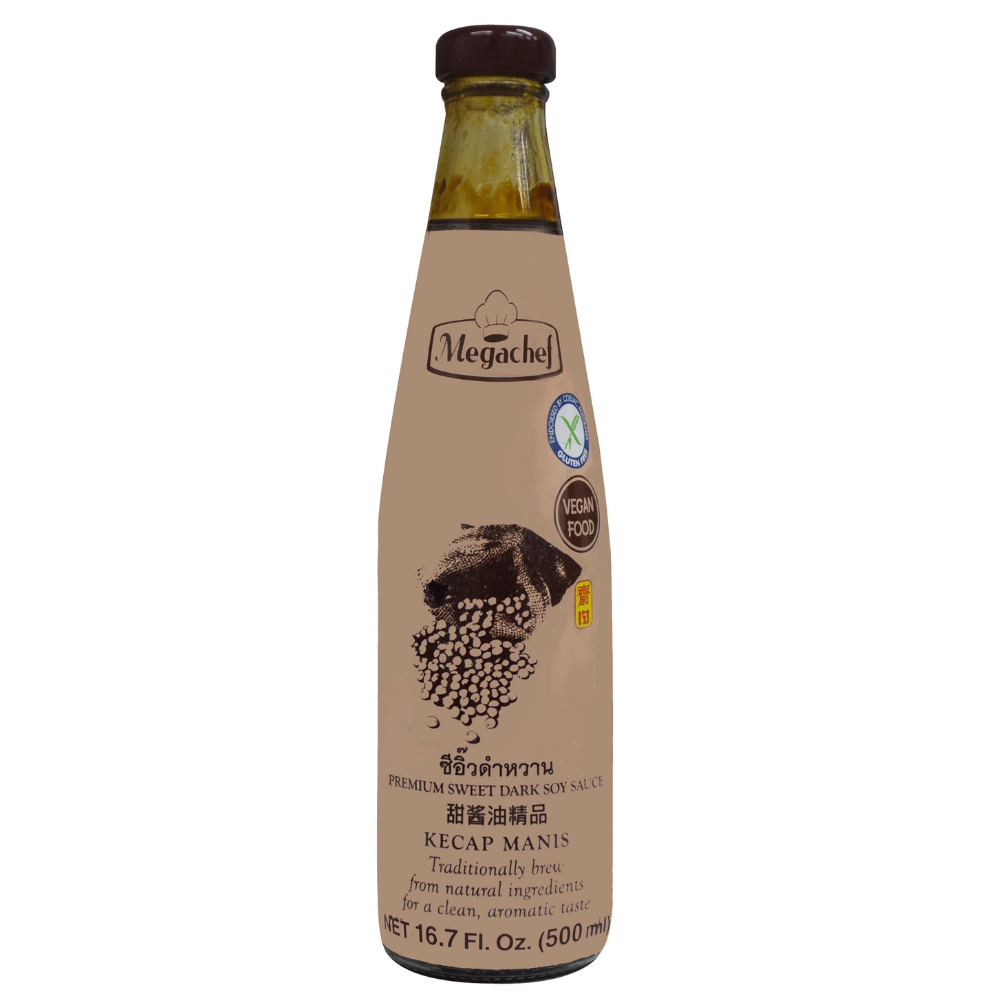 Megachef Premium Sweet Dark Soy Sauce 500ml